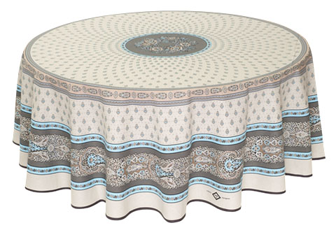 Round Tablecloth coated or cotton Marat d'Avignon Bastide TB